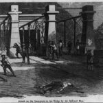 Attack on the Insurgents at the Bridge by the Railroad Men