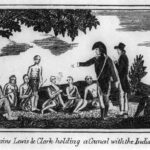 Captain Lewis & Clark Holding a Council With the Indians